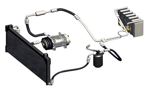 Air conditioning and exhaust system